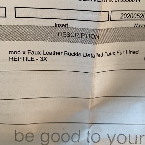 Mod -X 3XL faux reptile jacket - Picture 10 of 15